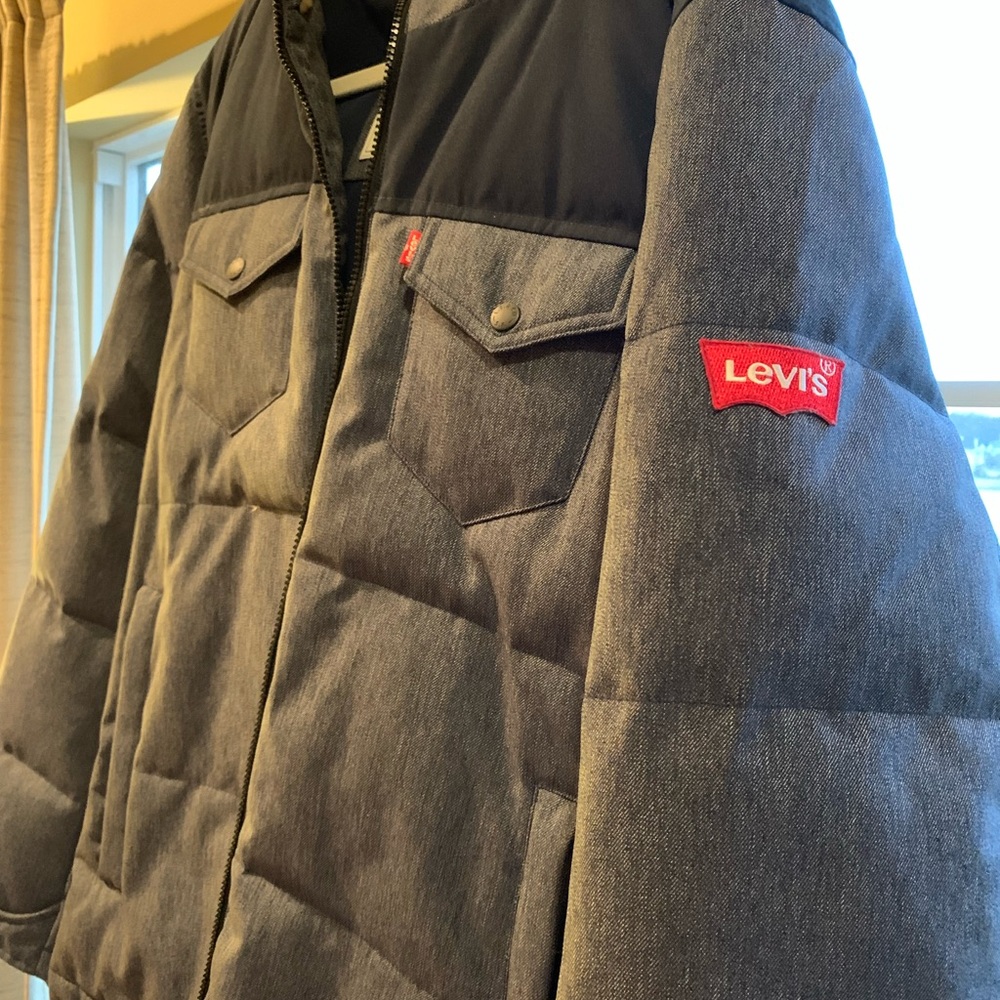 Levi's Blue Denim Ultra Loft Jacket NWT